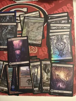 Mtg Magic The Gathering Black Land Lot Various Sets Foil 100 Qty Swamps NEO - Image 5