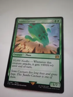 Jumbo Cactuar #191 (NM) Final Fantasy FIN Magic MTG - Image 1