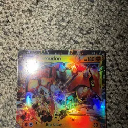 Pokemon Groudon EX Primal Clash Ultra Rare Holo Card 85/160 - Image 2