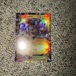 Pokemon Groudon EX Primal Clash Ultra Rare Holo Card 85/160 - Image 4