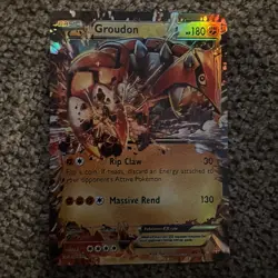 Pokemon Groudon EX Primal Clash Ultra Rare Holo Card 85/160 - Image 5