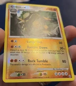 Pokemon Golem 19/99 Arceus Reverse Holo NM Condition - Image 4