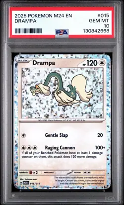 2025 POKEMON M24 EN-MCDONALD'S COLL #015 DRAMPA PSA 10 - Image 1