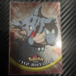 Pokemon Topps #111 Rhyhorn #112 Rhydon Holo Foils - Image 1