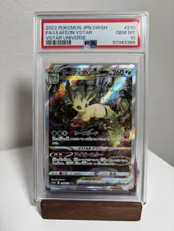 Leafeon VSTAR #210 Pokemon Japanese VSTAR Universe PSA 10 - Image 1
