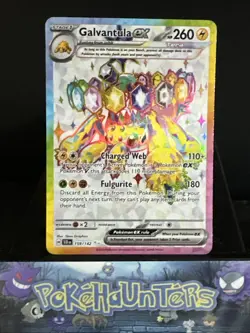 Pokemon Card Galvantula ex 159/142 Stellar Crown Ultra Rare Near Mint - Image 1