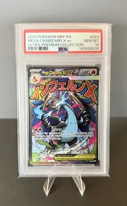 Mega Charizard X ex #023 PSA 10 GEM MINT 2025 Pokemon Ultra-Premium - Image 1