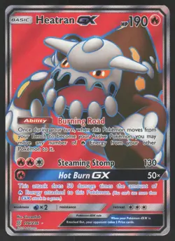 Heatran GX 216/236 Ultra Rare Pokemon TCG SM Unified Minds NM - Image 1