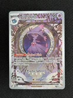 Pokemon Mismagius Paldea Evolved Illustration Rare 212/193 Near Mint - Image 1