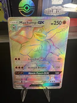 Pokemon Machamp GX 154/147 Sm-Burning Shadows Secret Rare Holo Stage 2 HP250 - Image 1