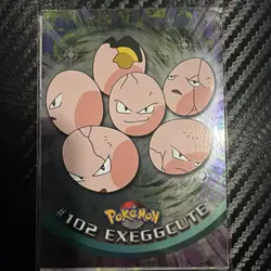 Pokemon #102 Exeggcute and Exeggutor #103 TOPPS HOLO - Image 1