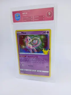 Mew 011/025 Celebrations Holo -POKEMON COLLECTORS - GRADED 9 Mint - Image 3