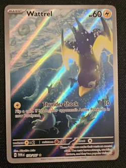 Pokemon TCG Wattrel Illustration Rare Card 178/167 Twilight Masquerade - Image 1