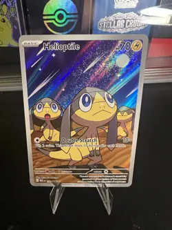 Pokemon Helioptile 143/132 Me01: Mega Evolution Illustration Rare Holo HP70 - Image 1