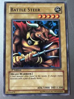 Yu-Gi-Oh! Battle Steer MRD-064 Metal Raiders 1st Edition LP - Image 1