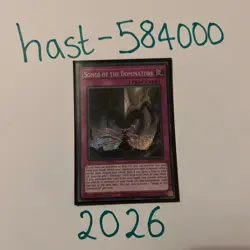 YuGiOh! TCG - ALIN EN078 - Songs of the Dominators - Secret Rare - NM - 1st Ed - Image 1