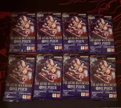 LOT OF 8 PACKS - One Piece TCG OP14 Loose Packs The Azure Sea’s Seven English - Image 1