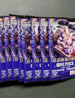 LOT OF 8 PACKS - One Piece TCG OP14 Loose Packs The Azure Sea’s Seven English - Image 2
