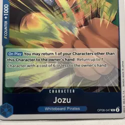 Rare Jozu OP08-047 R Foil - One Piece Two Legends English TCG II - Image 4