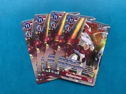 Gallantmon BT23-014 Playset Hackers' Slumber Digimon Card Game x4 - Image 1