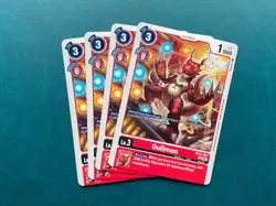 Guilmon BT19-007 Playset Special Booster 2.0 2.5 Digimon Card Game x4 - Image 1