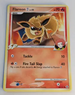 Flareon E4 60/111 Rising Rivals Pokemon TCG Card Regular MP - Image 1