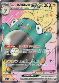 Iono's Bellibolt ex Promo SV: Scarlet & Violet Promo Cards 194 NM - Image 1