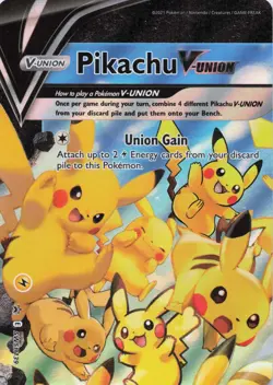 Pikachu V-Union - Promo Holo SWSH: Sword & Shield Promo Cards SWSH139 NM - Image 1