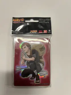 Naruto Gaara 40x Holographic Red Anime Trading Card Sleeves TCG CCG Pack 2002 - Image 1