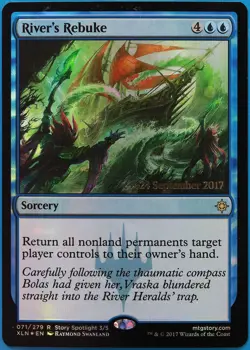 River's Rebuke (Prerelease) FOIL Ixalan Promos NM Rare CARD (489398) ABUGames - Image 1