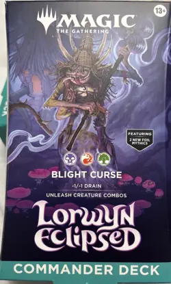 Mtg Lorwyn Eclipsed Commander Deck / Blight Curse - Image 1