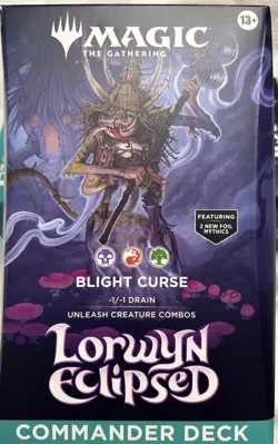 Mtg Lorwyn Eclipsed Commander Deck / Blight Curse - Image 2