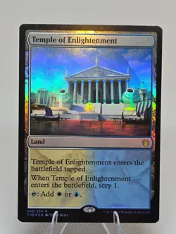 Temple of Enlightenment FOIL X1 THB MTG Theros Beyond Death - Image 1
