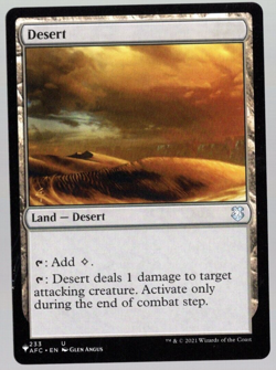 Desert 233 Non Foil The List Reprints MTG Near Mint - Image 1