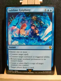 Sublime Epiphany - Final Fantasy Commander - Rare - NM (see pics) MTG - Image 1