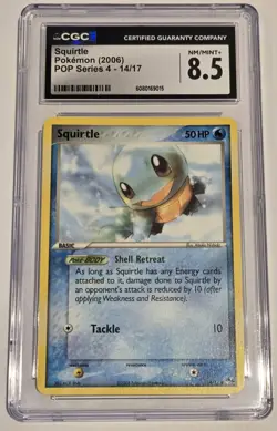 Squirtle Pokemon 2006 (POP SERIES 4) 14/17 CGC 8.5+ - Image 1