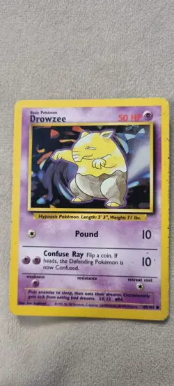 Drowzee - Pokemon TCG - MP - Common - Base Set 49/102 - Image 1