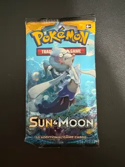 Pokemon Sun And Moon Base Set Booster Pack 10 Cards Pack NEW SEALED Official TCG - Image 1
