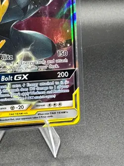 Pokemon TCG Pikachu & Zekrom GX 33/181 Sm-Team Up Holo NM - Image 4