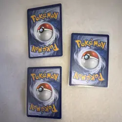 Pokemon TCG 3 Card Lot Holo Meowth PLB 106/094 70 HP Nintendo Basic English 2023 - Image 5