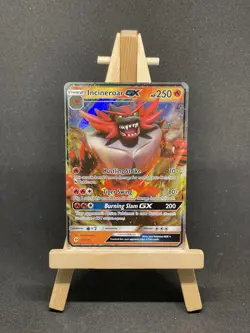 Pokemon TCG Incineroar GX 27/149 Sun & Moon Base Set Holo LP - Image 1