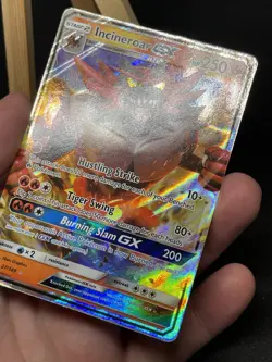 Pokemon TCG Incineroar GX 27/149 Sun & Moon Base Set Holo LP - Image 3