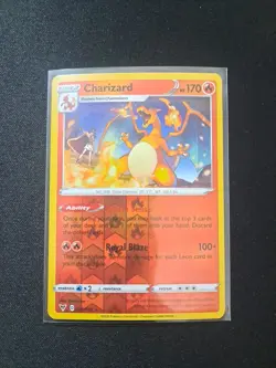 Pokemon TCG Vivid Voltage Charizard Reverse Holo Rare Card 025/185 - Image 1