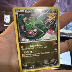 Pokemon Rayquaza Legendary Treasures Holo Rare 93/113 120 HP Dragon Pulse Shred - Image 1