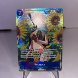 One Piece TCG Royal Blood OP-10-058 Rebecca SR Alt Art Parallel English - Image 2