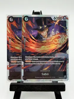 One Piece TCG | Sabo PRB02-014 SR - One Piece Card the Best Vol. 2 NM - Image 3