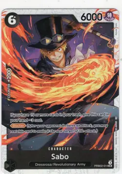 Sabo - PRB02-014 One Piece Premium Booster -The Best- Vol. 2 SR NM English - Image 1