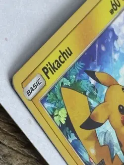 Pokemon Pikachu TCG SM86 Cosmos Holo Black Star Promo Card 2017 LP - Image 5