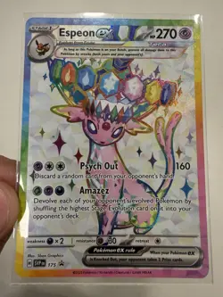 Espeon ex SVP175 Sv: Scarlet & Violet Promo Cards Holo - Image 1