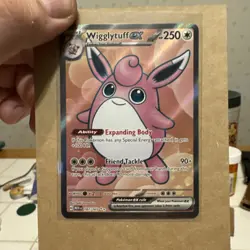 Pokemon TCG Wigglytuff EX Holo Card Scarlet & Violet 151 Ultra Rare Card 187/165 - Image 1